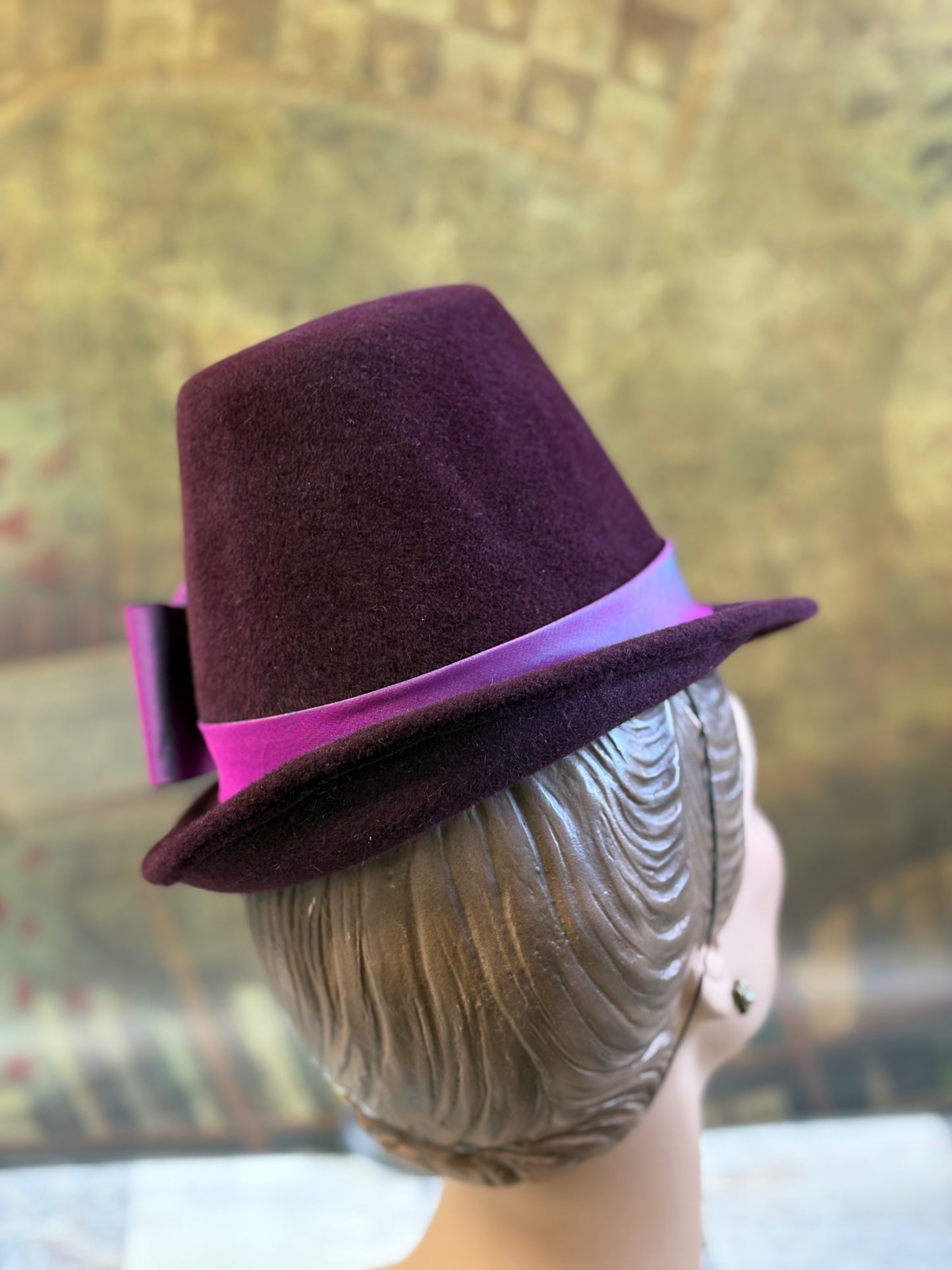Hand-Blocked "Antium" Percher Hat - 16th Century Inspired Mini Capotain - Renaissance Faire, Historical Attire, Elegant and Versatile