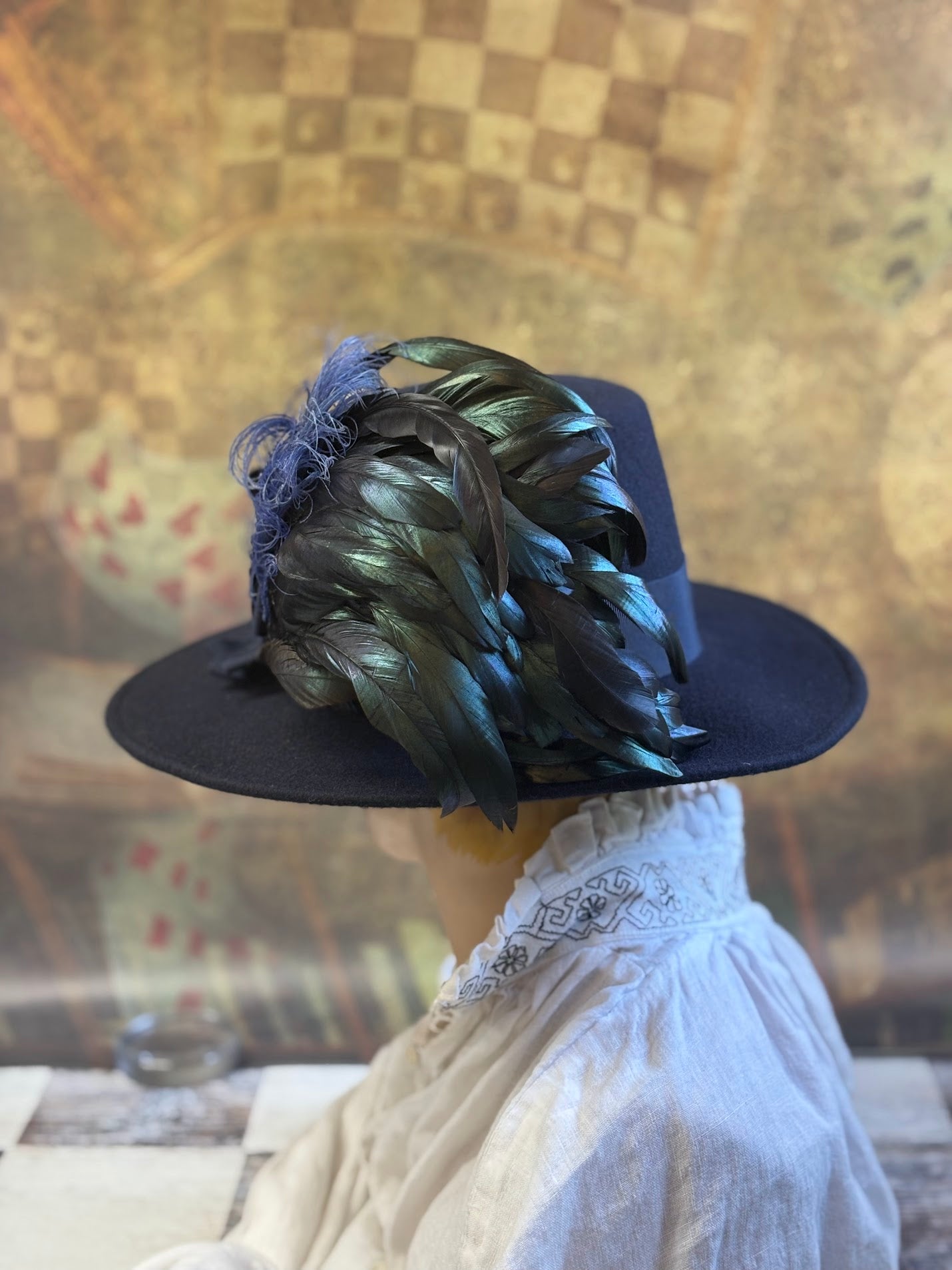 Illyria Renaissance Hat - midnight