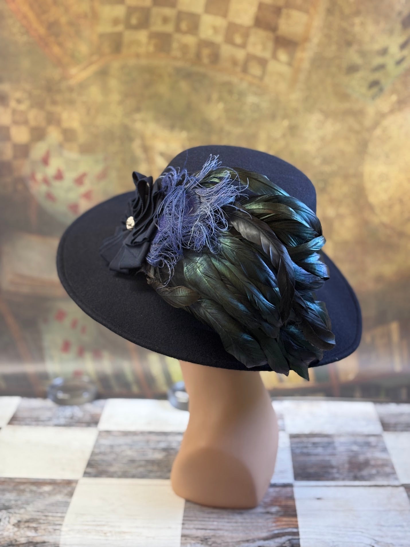 Illyria Renaissance Hat - midnight