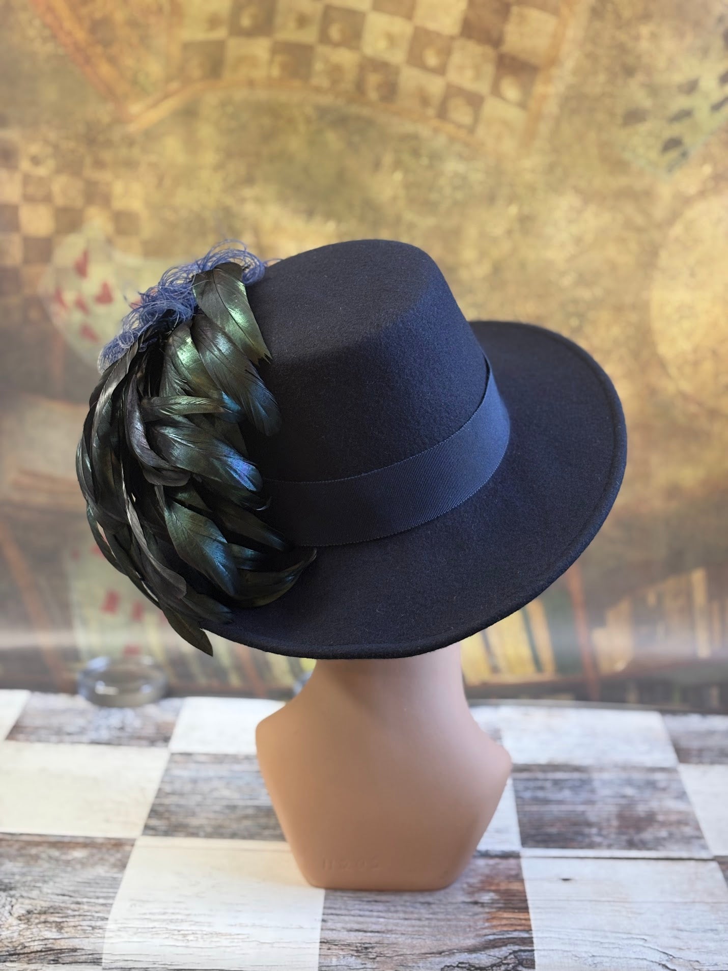 Illyria Renaissance Hat - midnight