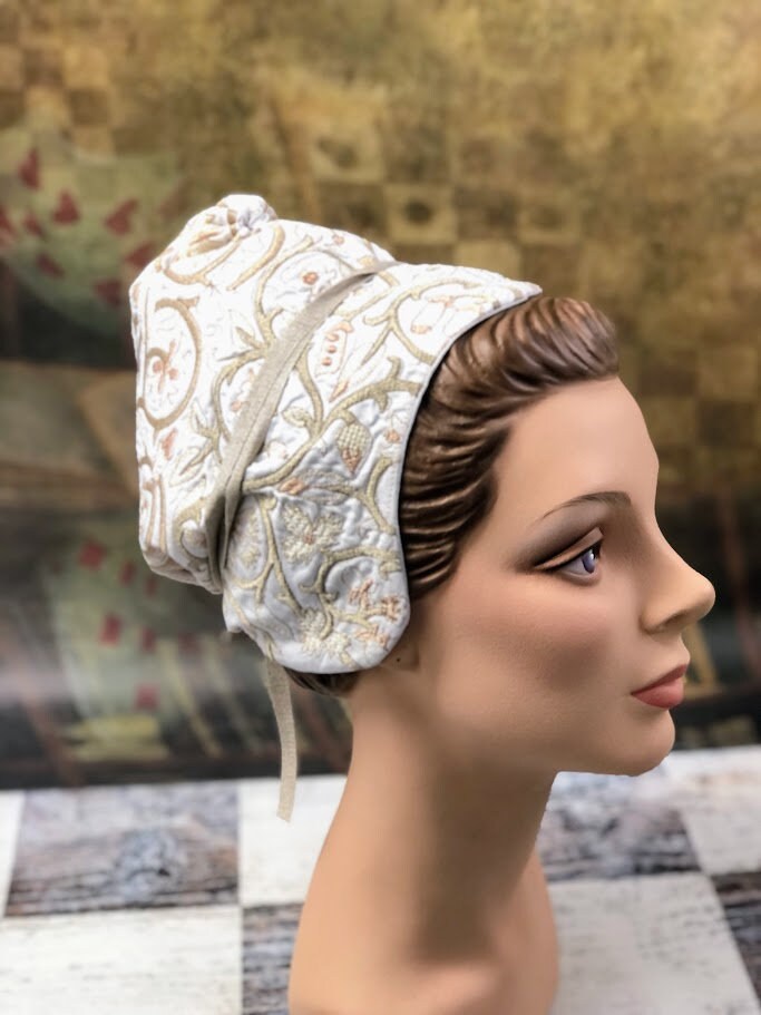 Timeless Elegance: Vintage Sepia, Dusty Pink, and Cream Coif - In Stock, Ready to Ship