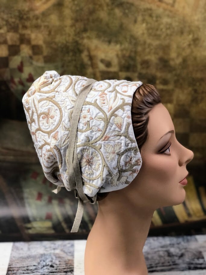 Timeless Elegance: Vintage Sepia, Dusty Pink, and Cream Coif - In Stock, Ready to Ship